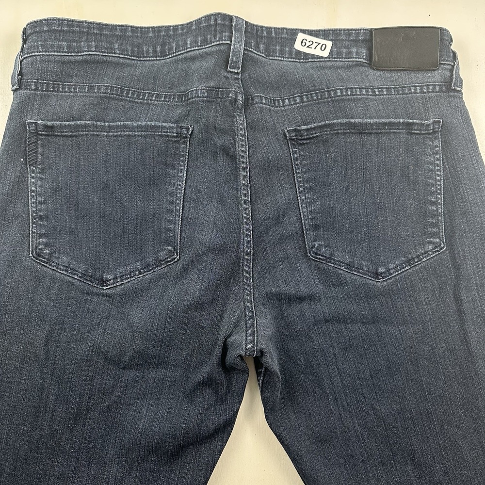 Paige Federal Slim Straight Jeans Mens 36x28 Dark Blue Stretch Denim Inkwell